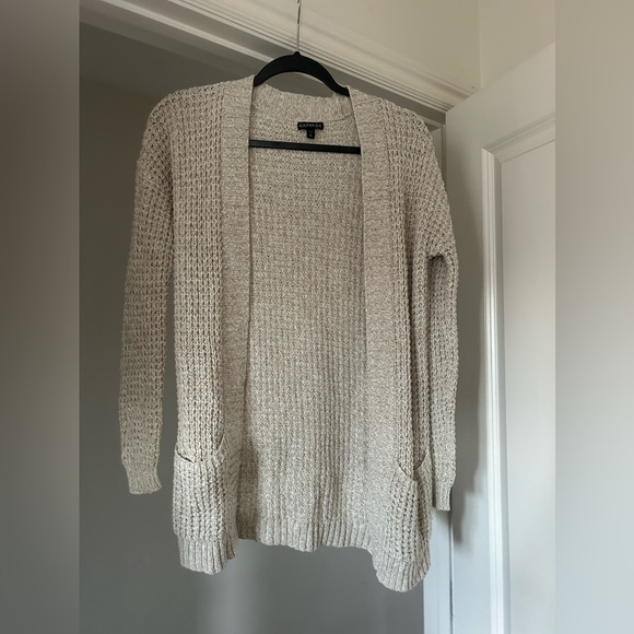 Express Tops - Express women’s XS cream cardigan sweater